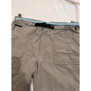 North Face Nylon Hiking Cargo Convertible Pants Mens Size XL Khaki 38x29